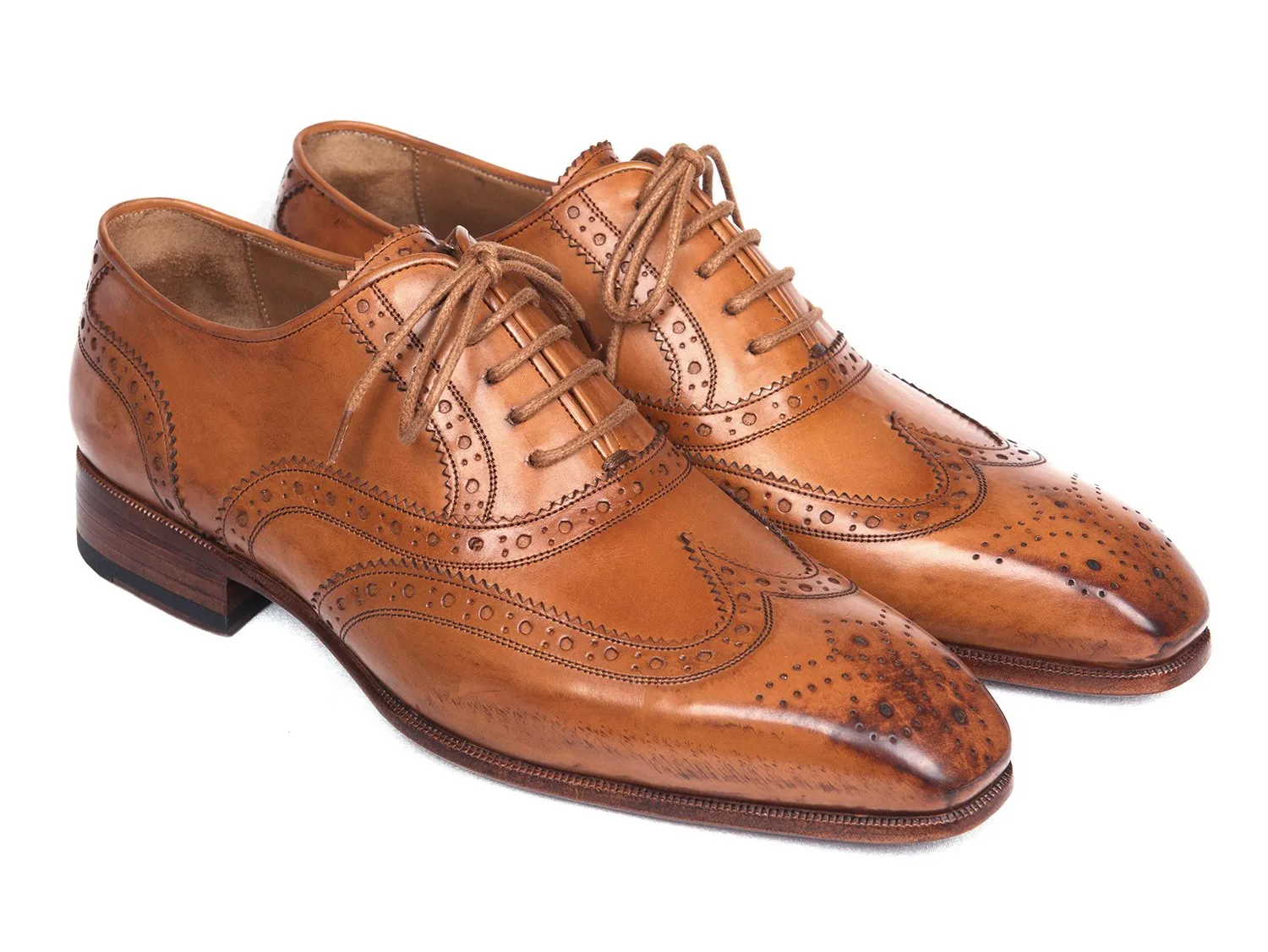 Paul Parkman Wingtip Oxfords Cognac (ID#5447-CGN)