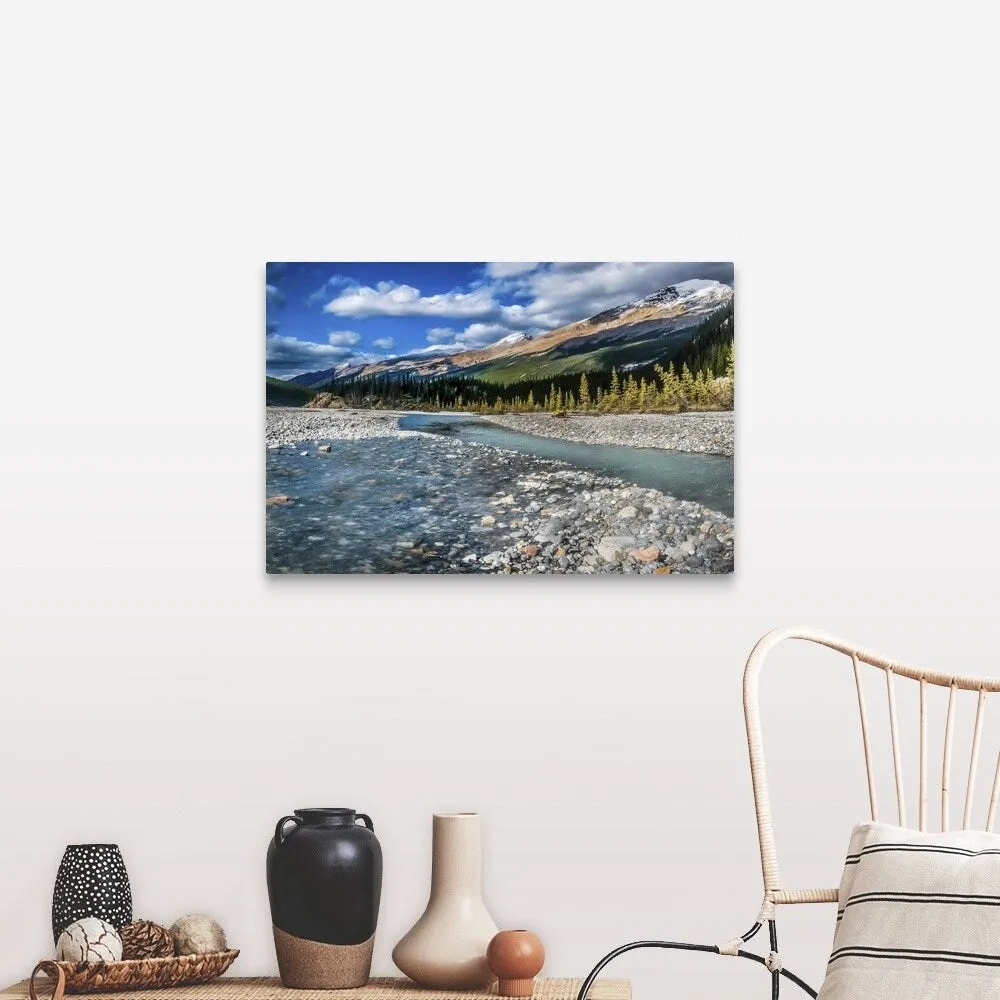 "Bow River Flats" Canvas Wall Art