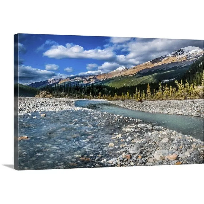 "Bow River Flats" Canvas Wall Art