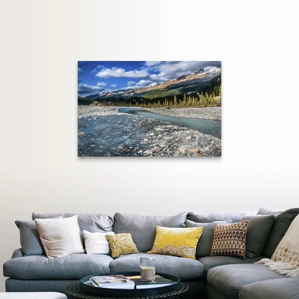 "Bow River Flats" Canvas Wall Art