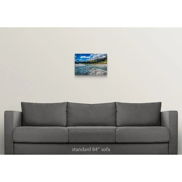 "Bow River Flats" Canvas Wall Art