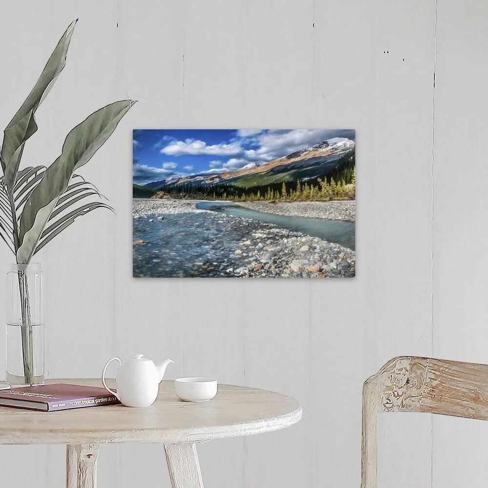 "Bow River Flats" Canvas Wall Art