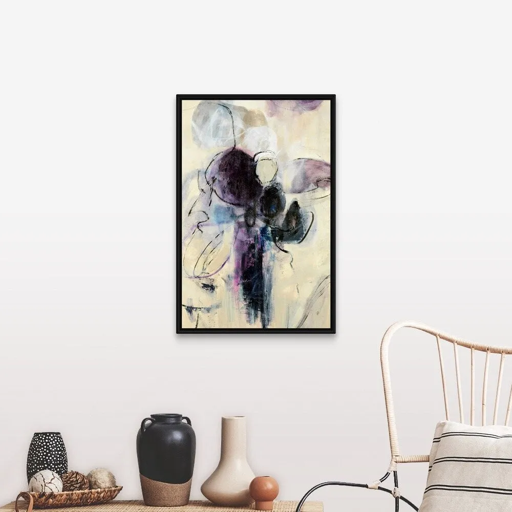 "Breezy Day" Black Float Frame Canvas Art