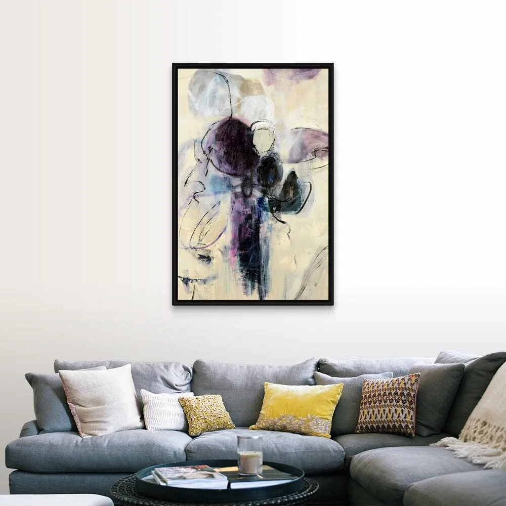 "Breezy Day" Black Float Frame Canvas Art