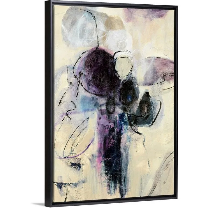 "Breezy Day" Black Float Frame Canvas Art