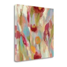 "Breezy Floral III" By Silvia Vassileva, Giclee Print on Gallery Wrap Canvas