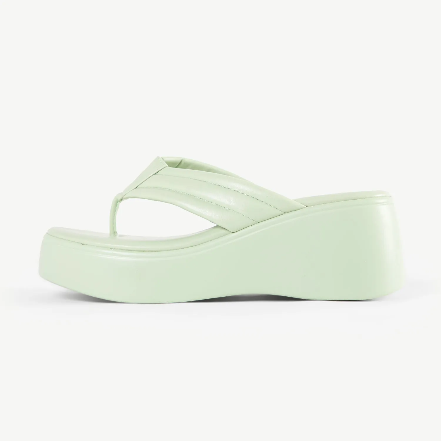 RAID Weylyn Platform Sandal in Green