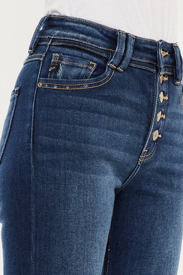 Reese High Rise Slim Straight Jean