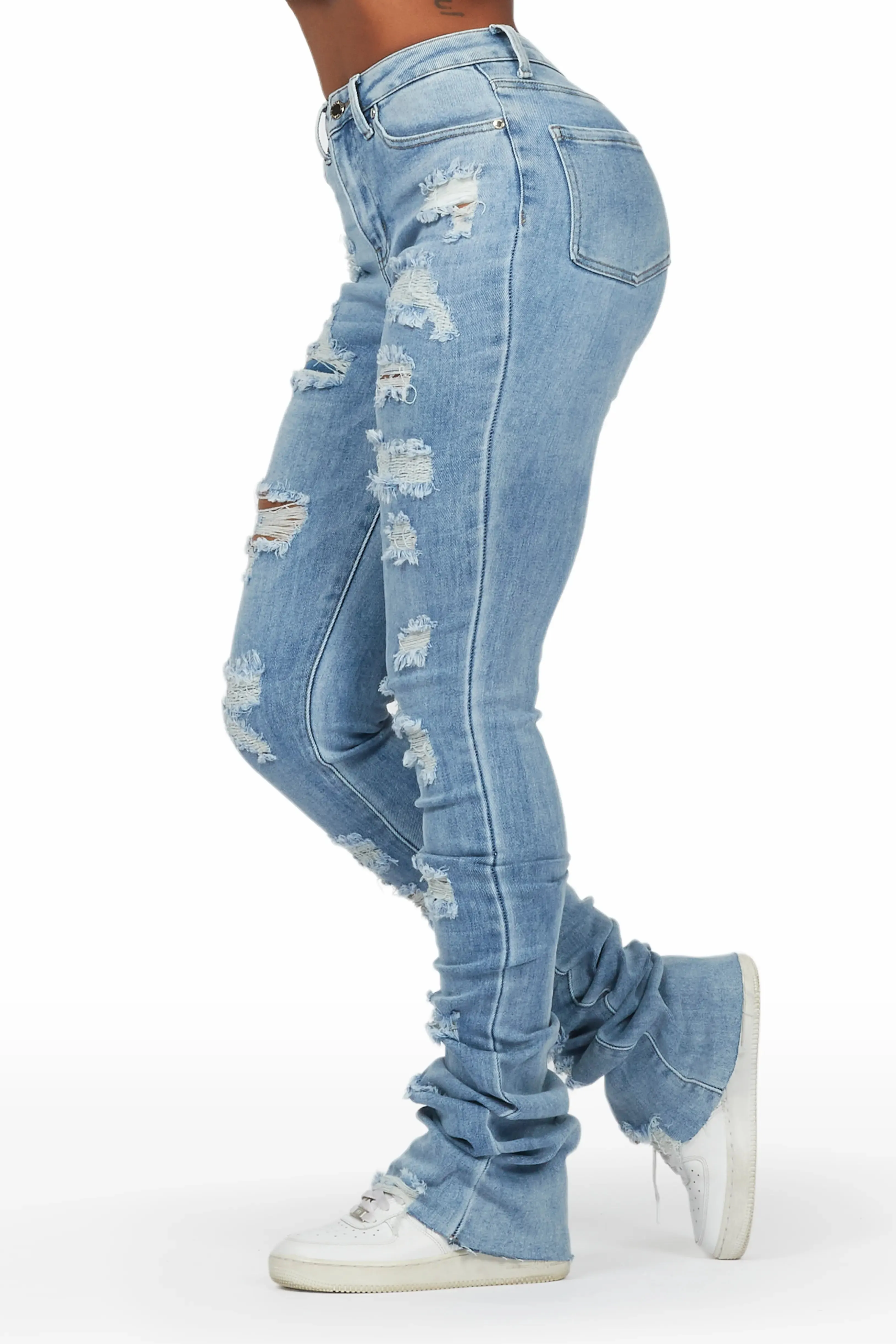 Remy Light Wash Super Stacked Jean