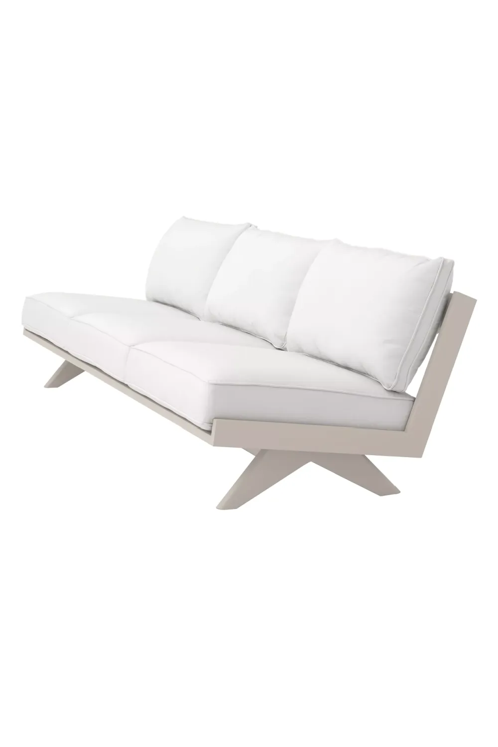 Sand Finish Cushioned Outdoor Sofa | Eichholtz Lomax