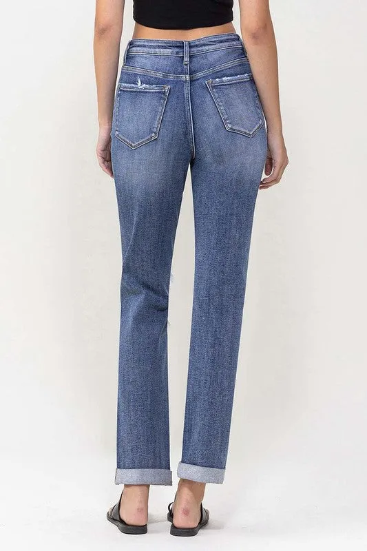 Scarlett Rolled Cuff Boyfriend Jean (Lovervet By Vervet)