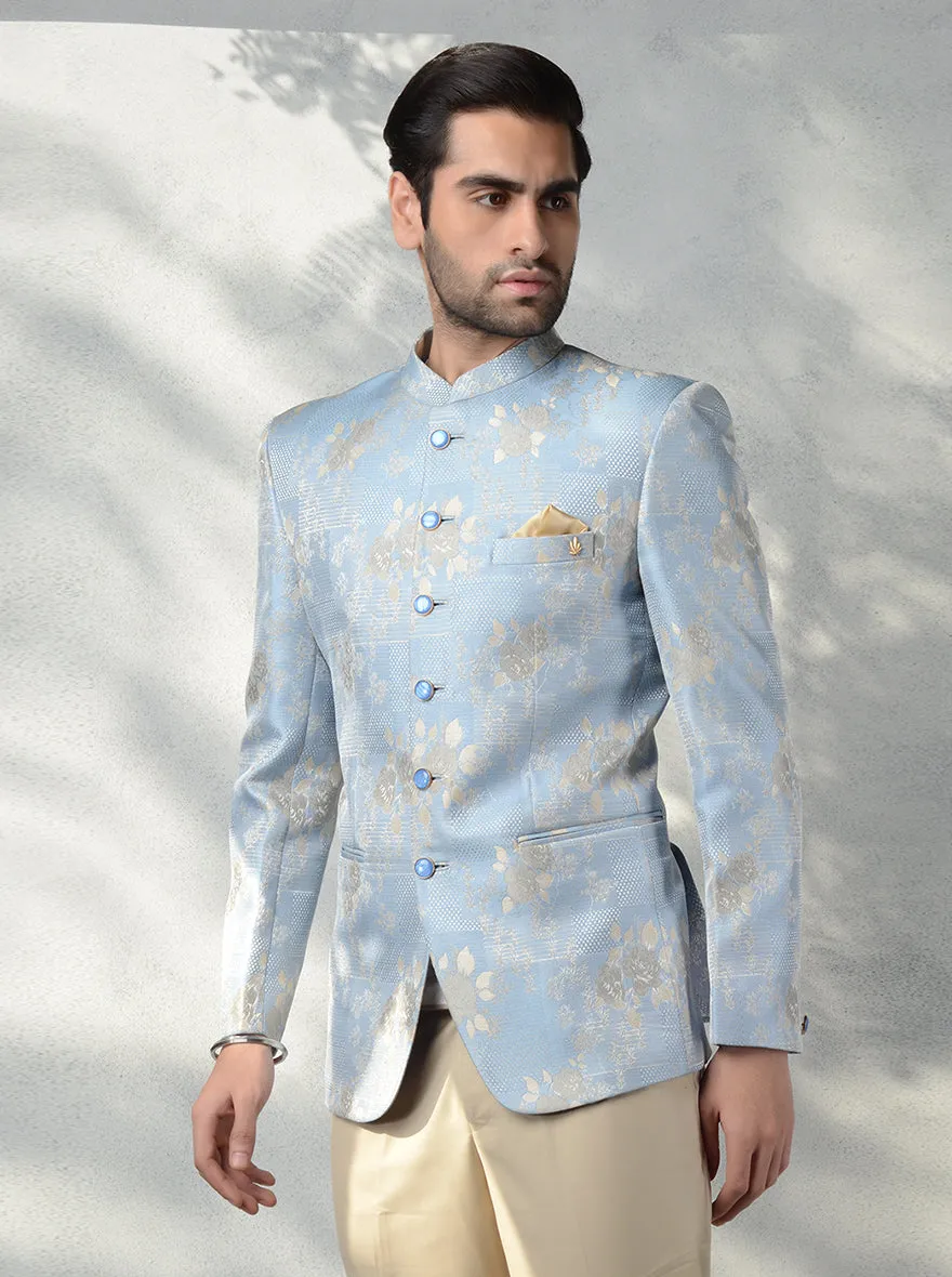 Sky Blue Jodhpuri Suit | JadeBlue