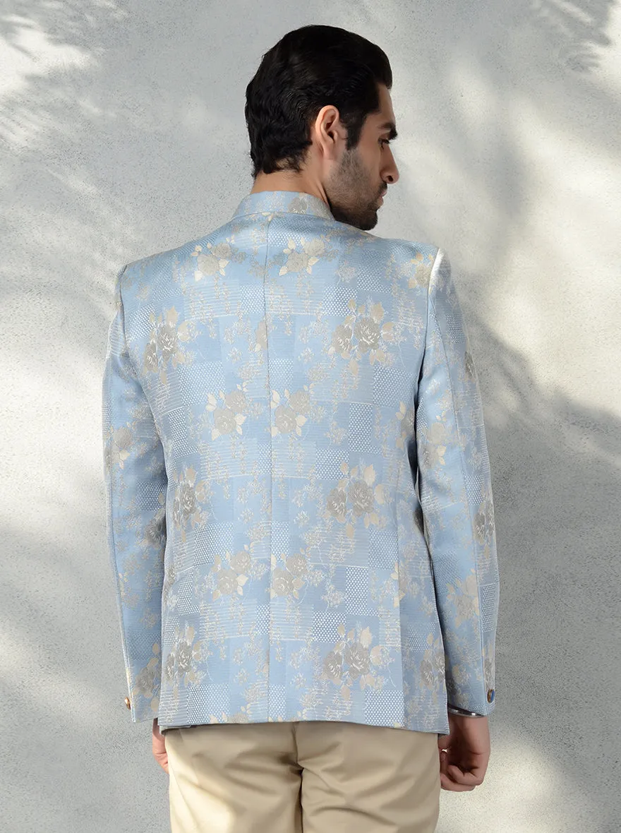 Sky Blue Jodhpuri Suit | JadeBlue