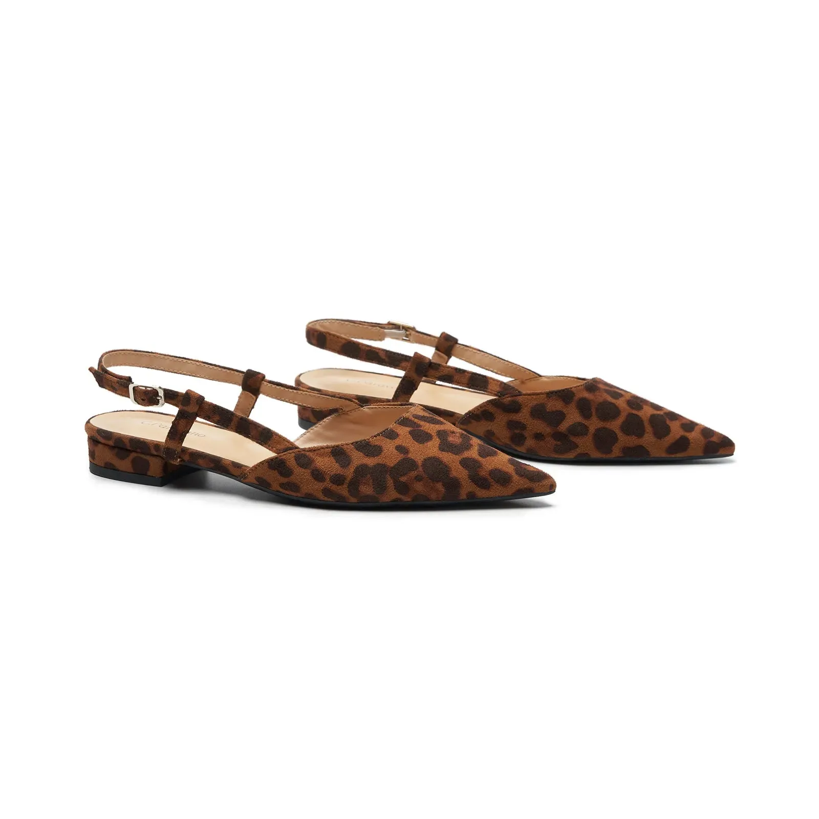 Sleek Prints Slingback Flats (Freya)