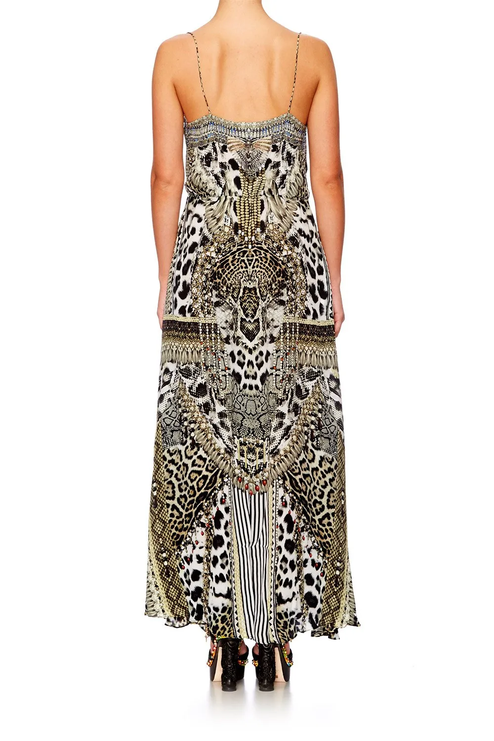 STRAPPY WRAP DRESS ANIMAL INSTINCT