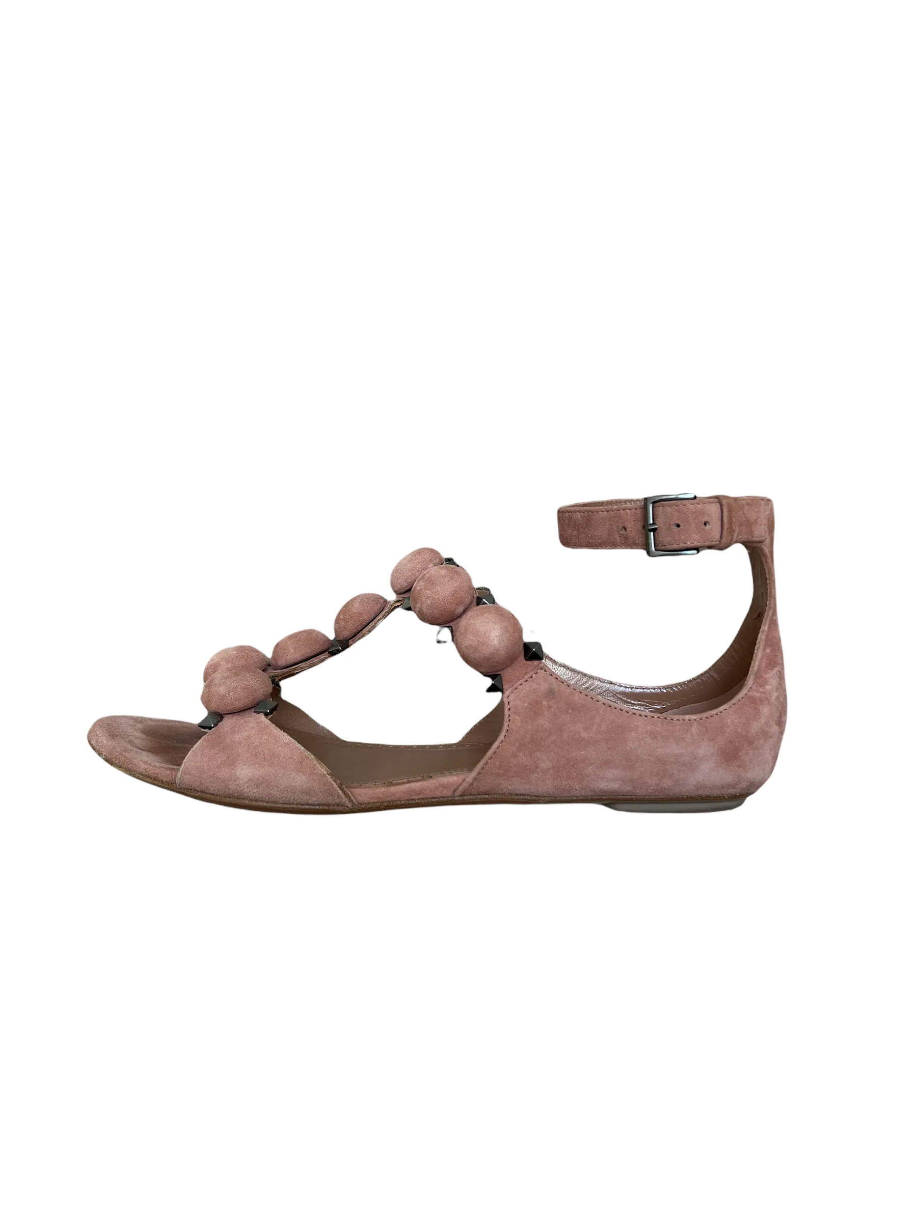 Suede Bombe Sandals - 6.5