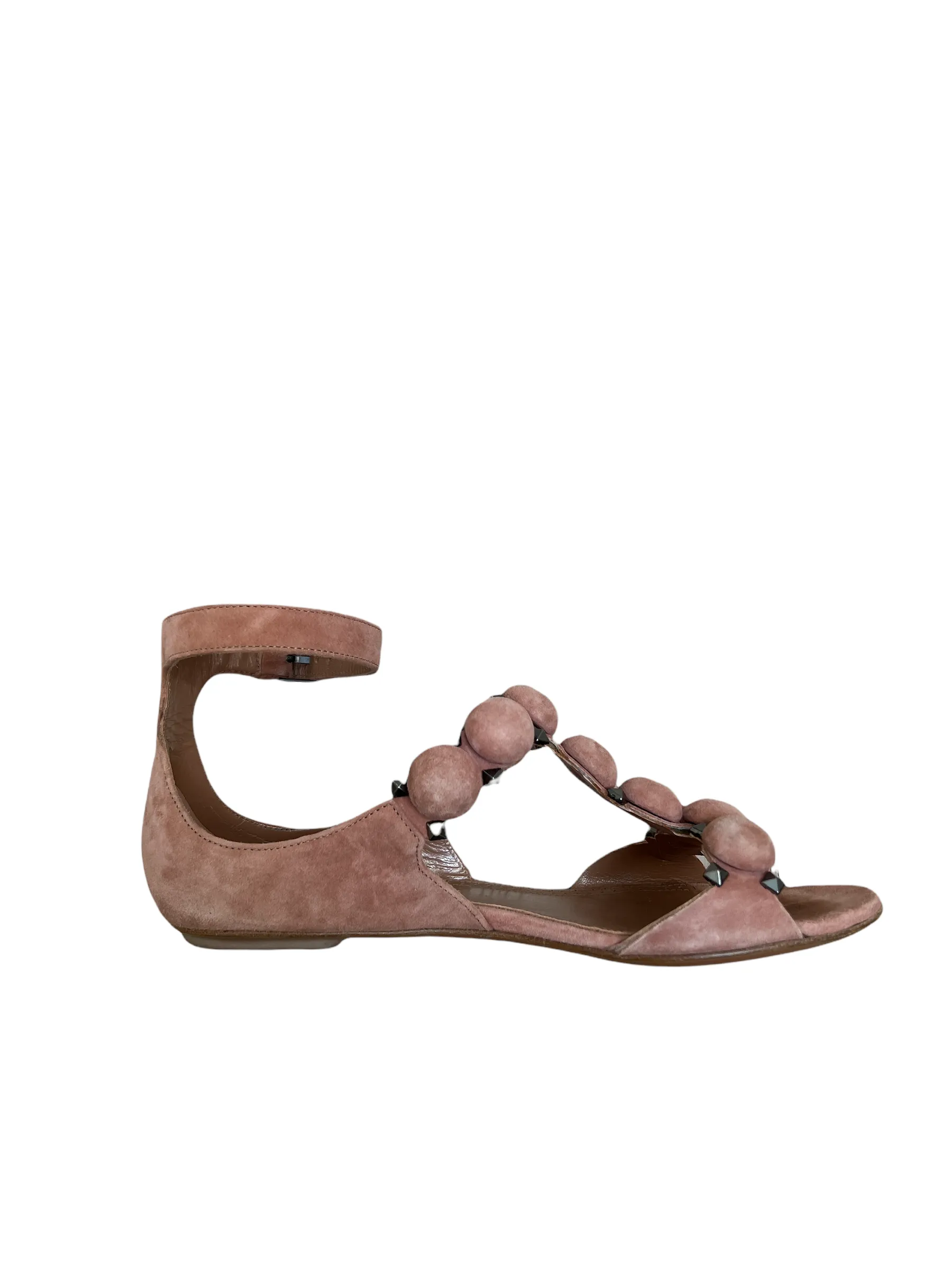 Suede Bombe Sandals - 6.5