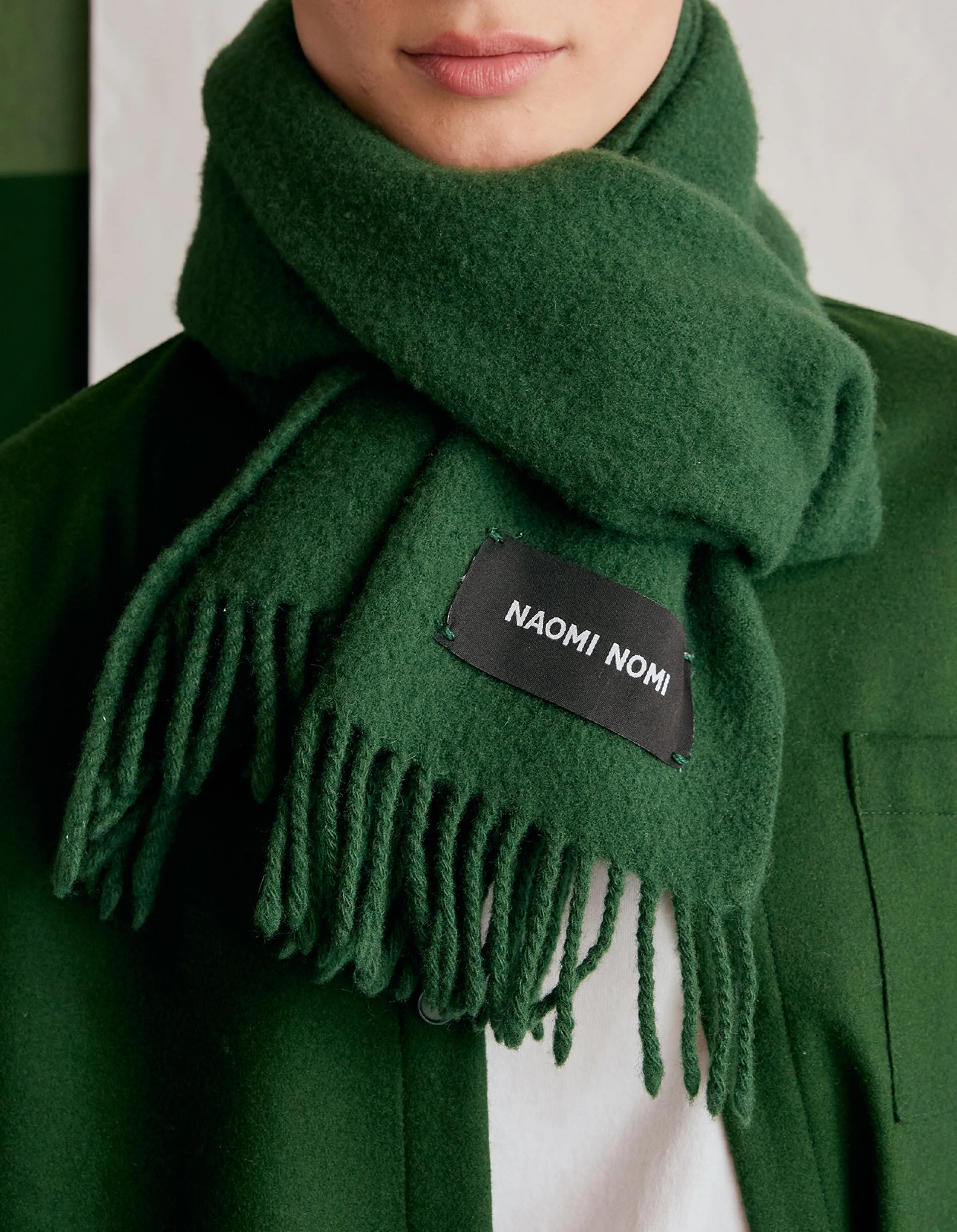 The Wool Scarf (Exacting Green Mongolian Wool)