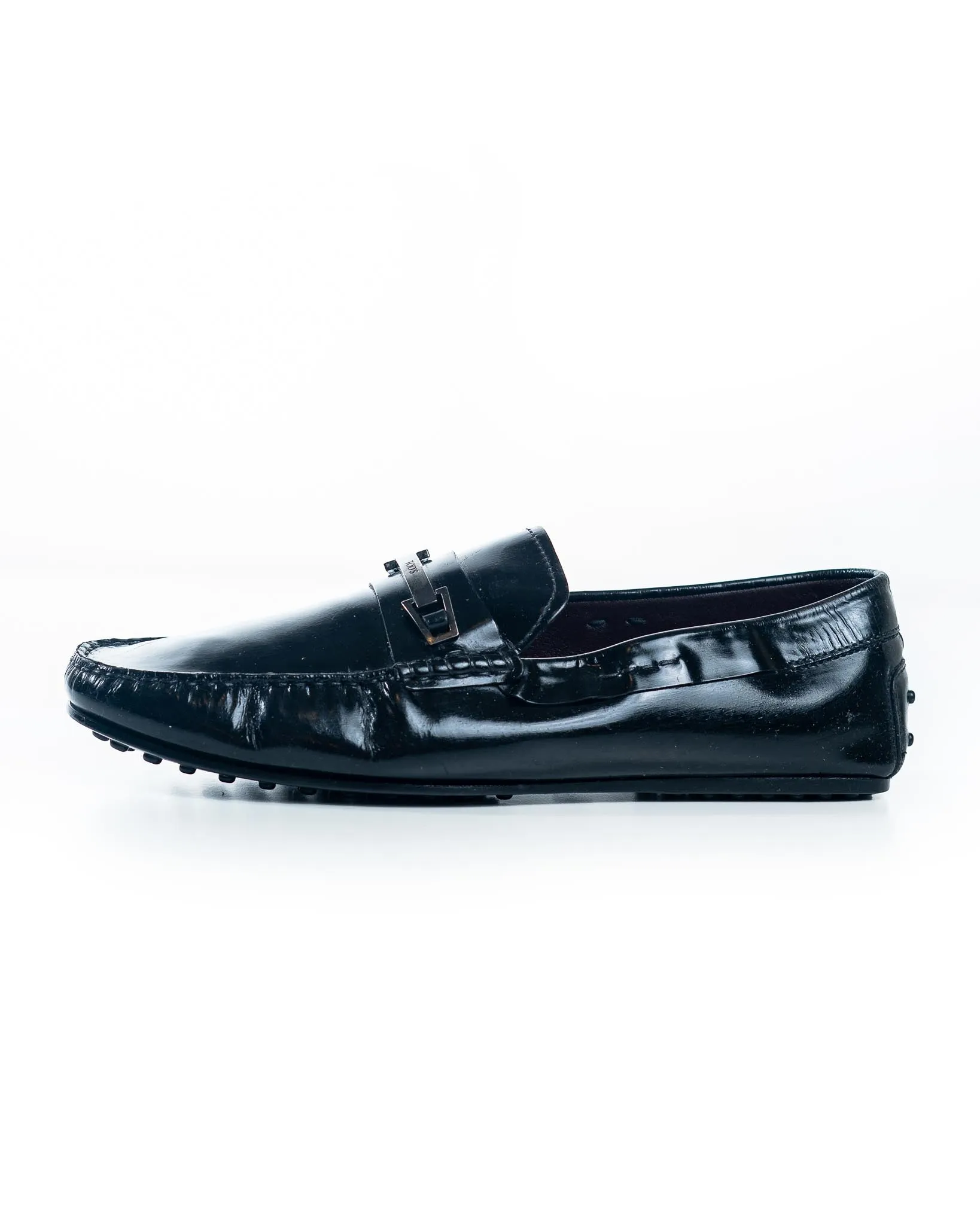 Tod's Leather Loafers Black