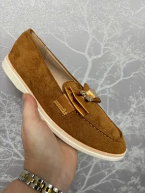 Tori Flat Loafers Tan