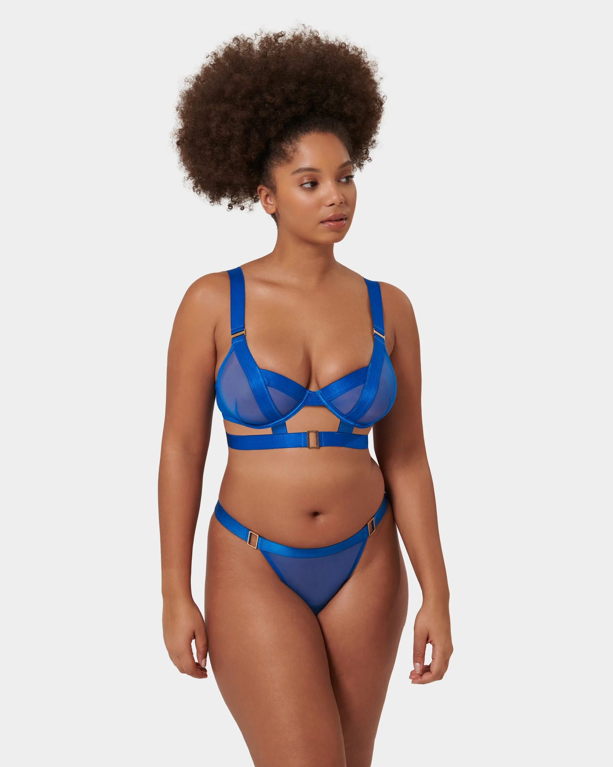 Trinity Thong Egyptian Blue