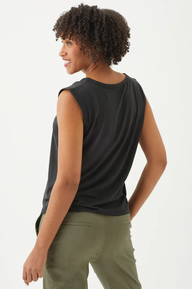 Women's Bamboo Cotton Sleeveless Tee-All Sales Final