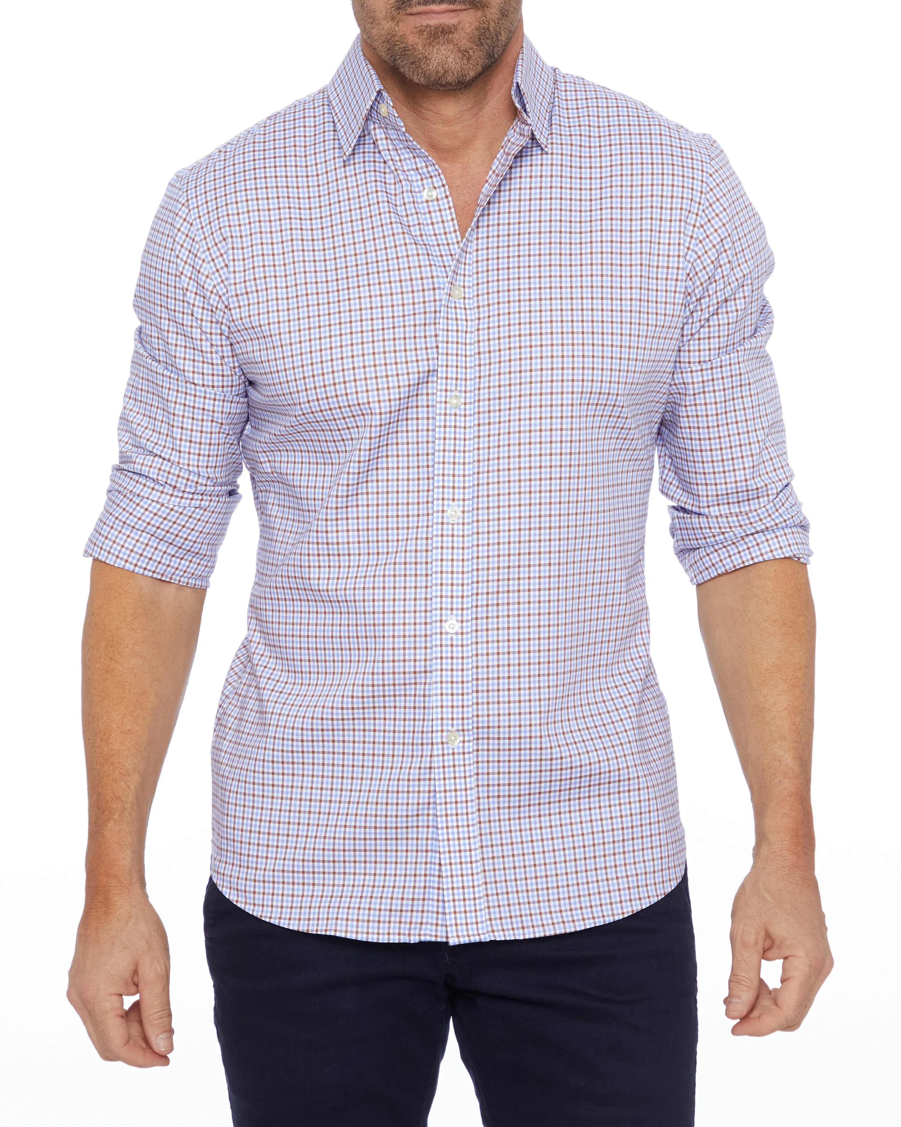 Wrinkle Resistant Plaid Oxford- Small Batch Series