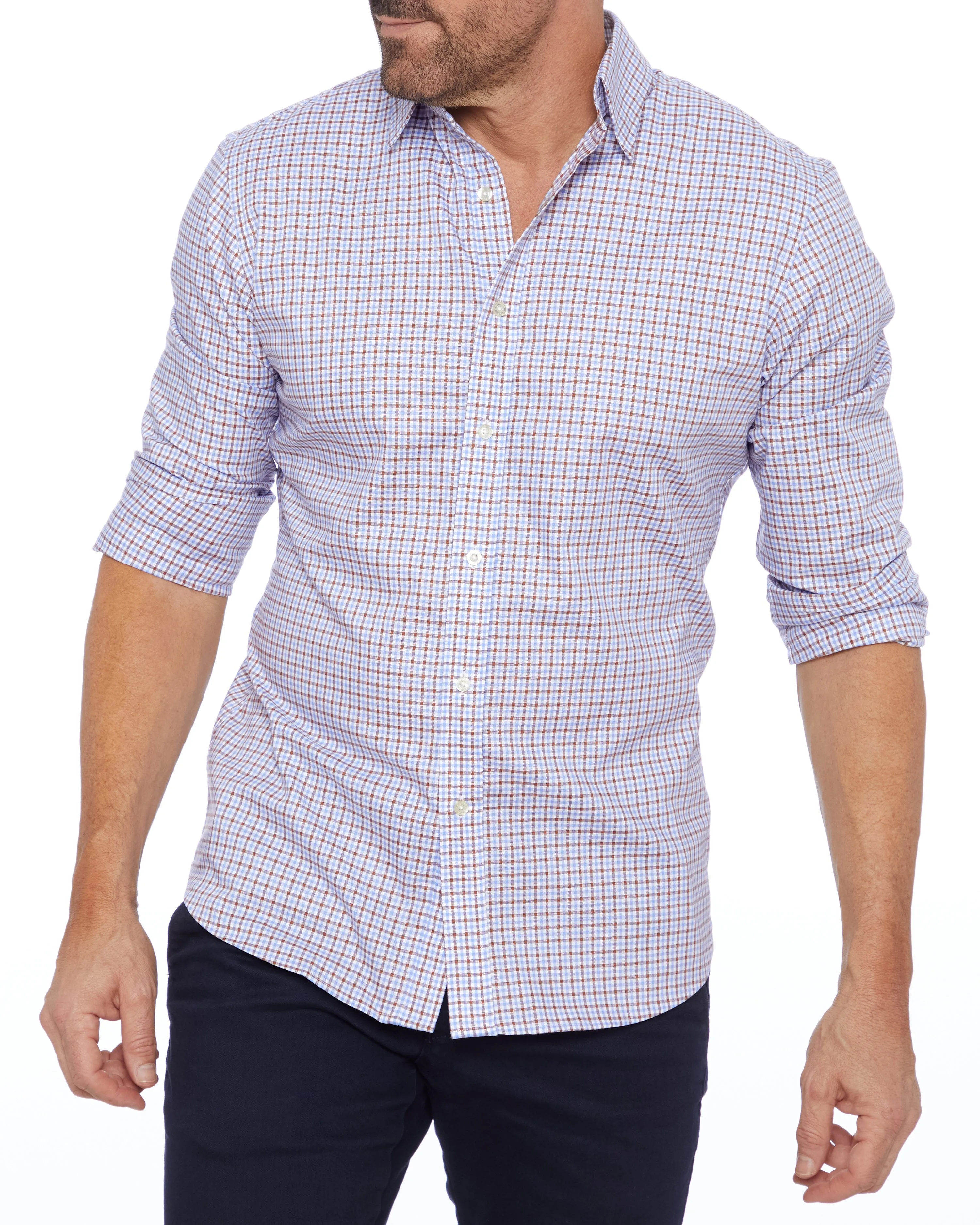 Wrinkle Resistant Plaid Oxford- Small Batch Series