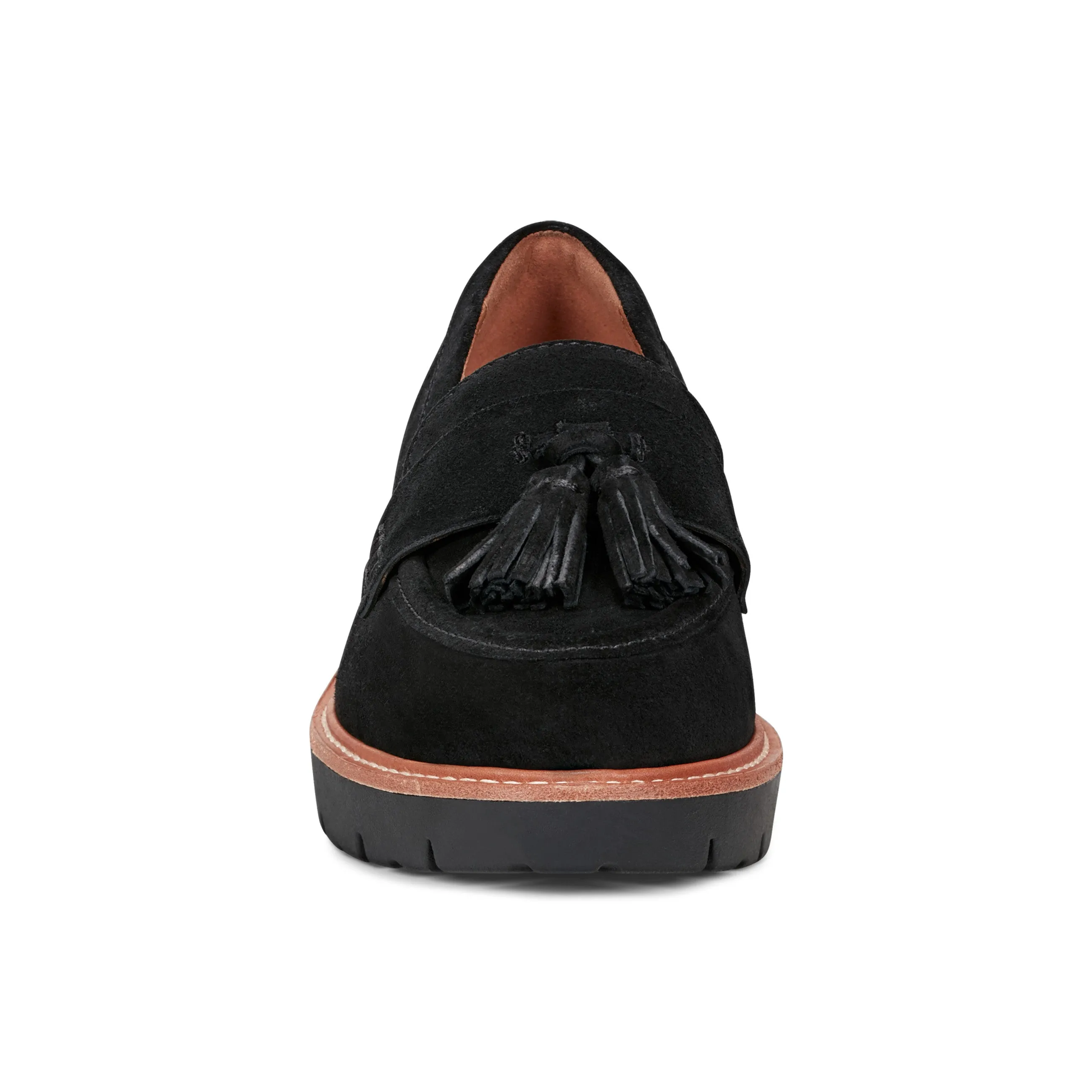 Zimm Round Toe Lug Sole Casual Slip-on Loafers