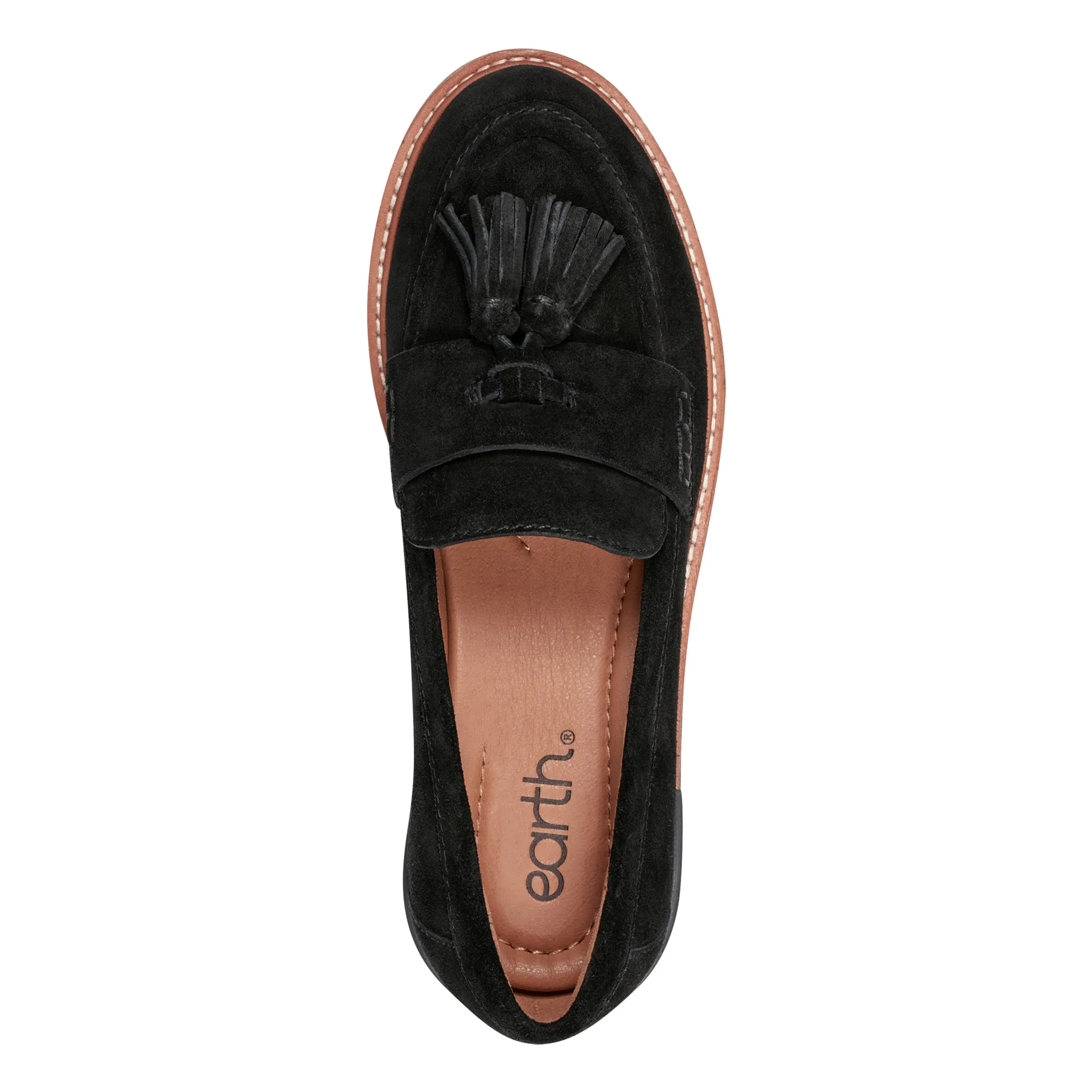 Zimm Round Toe Lug Sole Casual Slip-on Loafers